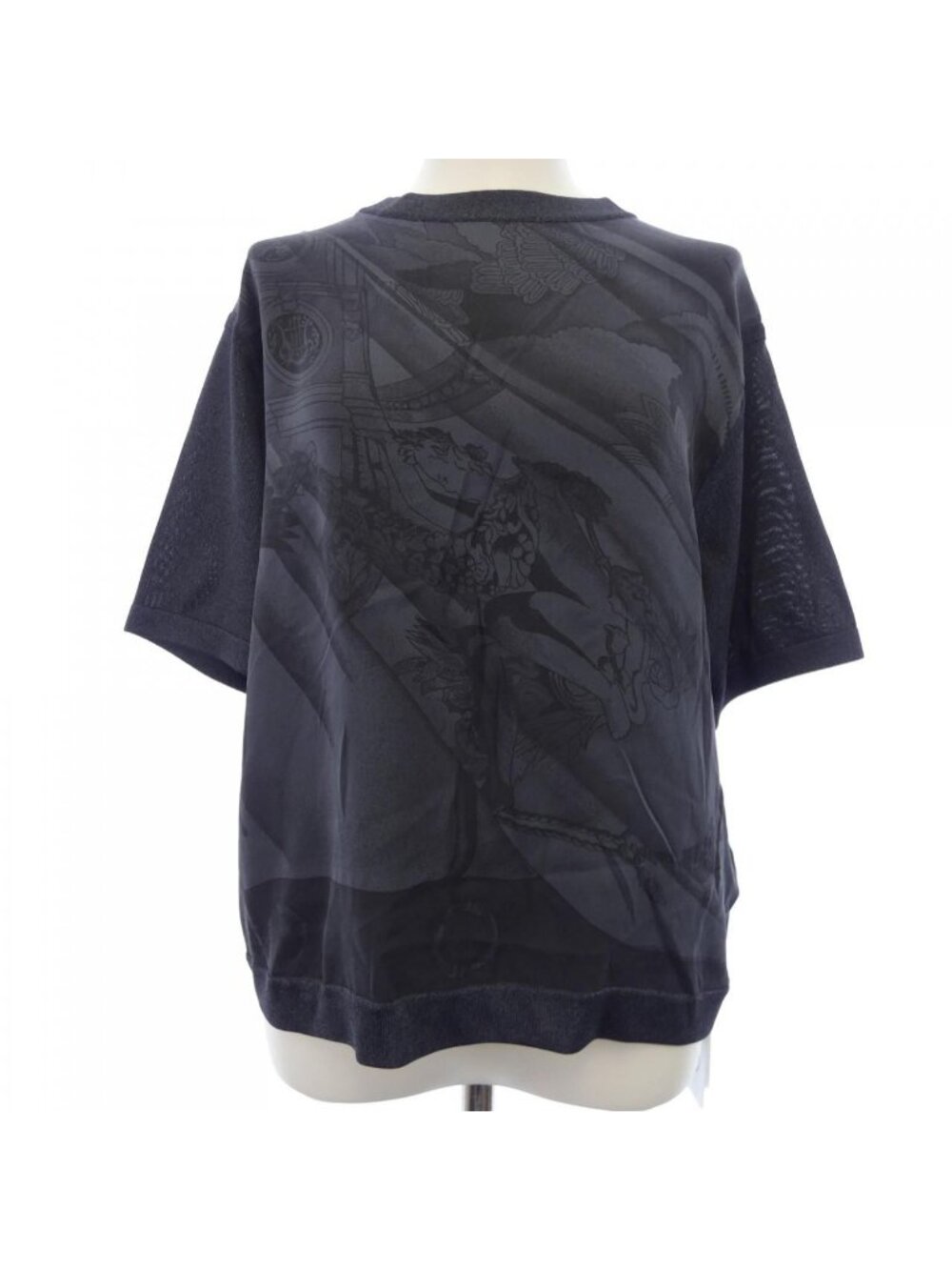 Hermes Soleil de Soie Poudre Twillaine Knit Sweater